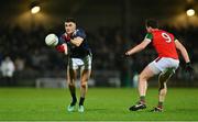 17 February 2024; Seán O'Shea of Kerry in action against Diarmuid O'Connor of Mayo during the Allianz Football League Division 1 match between Kerry and Mayo at Austin Stack Park in Tralee, Kerry. Photo by Brendan Moran/Sportsfile