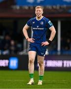 17 February 2024; Jamie Osborne of Leinster during the United Rugby Championship match between Leinster and Benetton at the RDS Arena in Dublin. Photo by Ben McShane/Sportsfile