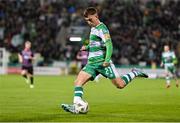16 February 2024; Darragh Burns of Shamrock Rovers during the SSE Airtricity Men's Premier Division match between Shamrock Rovers and Dundalk at Tallaght Stadium in Dublin. Photo by Ben McShane/Sportsfile