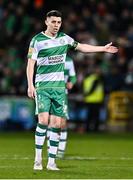 16 February 2024; Gary O'Neill of Shamrock Rovers during the SSE Airtricity Men's Premier Division match between Shamrock Rovers and Dundalk at Tallaght Stadium in Dublin. Photo by Ben McShane/Sportsfile