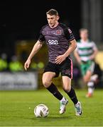 16 February 2024; Zak Bradshaw of Dundalk during the SSE Airtricity Men's Premier Division match between Shamrock Rovers and Dundalk at Tallaght Stadium in Dublin. Photo by Ben McShane/Sportsfile