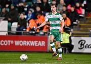 16 February 2024; Daniel Cleary of Shamrock Rovers during the SSE Airtricity Men's Premier Division match between Shamrock Rovers and Dundalk at Tallaght Stadium in Dublin. Photo by Ben McShane/Sportsfile