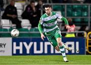 16 February 2024; Neil Farrugia of Shamrock Rovers during the SSE Airtricity Men's Premier Division match between Shamrock Rovers and Dundalk at Tallaght Stadium in Dublin. Photo by Ben McShane/Sportsfile