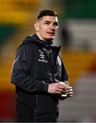 16 February 2024; Trevor Clarke of Shamrock Rovers before the SSE Airtricity Men's Premier Division match between Shamrock Rovers and Dundalk at Tallaght Stadium in Dublin. Photo by Ben McShane/Sportsfile