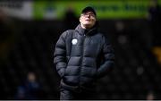 17 February 2024; Finn Harps manager Darren Murphy during the SSE Airtricity Men's First Division match between Longford Town and Finn Harps at Bishopsgate in Longford. Photo by Stephen McCarthy/Sportsfile