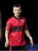 17 February 2024; Dean O'Shea of Longford Town during the SSE Airtricity Men's First Division match between Longford Town and Finn Harps at Bishopsgate in Longford. Photo by Stephen McCarthy/Sportsfile