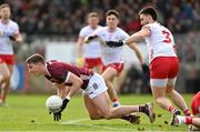 18 February 2024; Matthew Tierney of Galway in action against Padraig Hampsey of Tyrone during the Allianz Football League Division 1 match between Tyrone and Galway at O'Neills Healy Park in Omagh, Tyrone. Photo by Ramsey Cardy/Sportsfile