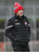 18 February 2024; Tyrone joint-manager Brian Dooher during the Allianz Football League Division 1 match between Tyrone and Galway at O'Neills Healy Park in Omagh, Tyrone. Photo by Ramsey Cardy/Sportsfile