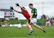 18 February 2024; Shane Walsh of Meath in action against Ciaran Murphy of Louth during the Allianz Football League Division 2 match between Meath and Louth at Páirc Tailteann in Navan, Meath. Photo by Shauna Clinton/Sportsfile