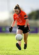 18 February 2024; Megan O'Callaghan of Armagh during the Lidl LGFA National League Division 1 Round 4 match between Meath and Armagh at Donaghmore Ashbourne GAA Club in Ashbourne, Meath. Photo by Seb Daly/Sportsfile