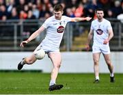 18 February 2024; Kevin Feely of Kildare during the Allianz Football League Division 2 match between Kildare and Armagh at Netwatch Cullen Park in Carlow. Photo by Piaras Ó Mídheach/Sportsfile