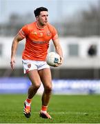 18 February 2024; Stefan Campbell of Armagh during the Allianz Football League Division 2 match between Kildare and Armagh at Netwatch Cullen Park in Carlow. Photo by Piaras Ó Mídheach/Sportsfile