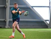 20 February 2024; Jordan Larmour during Ireland rugby squad training at the IRFU High Performance Centre at the Sport Ireland Campus in Dublin. Photo by Harry Murphy/Sportsfile