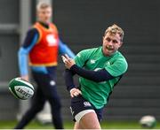 20 February 2024; Craig Casey during Ireland rugby squad training at the IRFU High Performance Centre at the Sport Ireland Campus in Dublin. Photo by Harry Murphy/Sportsfile