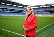 20 February 2024; Steering Committee Chairperson Mary McAleese in attendance during the media update on the integration process involving the Camogie Association, the GAA and LGFA, at Croke Park in Dublin. Photo by Sam Barnes/Sportsfile