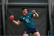 20 February 2024; Dan Sheehan during Ireland rugby squad training at the IRFU High Performance Centre at the Sport Ireland Campus in Dublin. Photo by Harry Murphy/Sportsfile