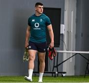20 February 2024; Dan Sheehan during Ireland rugby squad training at the IRFU High Performance Centre at the Sport Ireland Campus in Dublin. Photo by Harry Murphy/Sportsfile