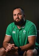 20 February 2024; Jamison Gibson-Park sits for a portrait during an Ireland rugby media conference at the Sport Ireland Campus Conference Centre in Dublin. Photo by Harry Murphy/Sportsfile