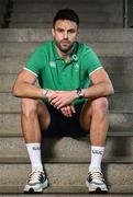 20 February 2024; Conor Murray sits for a portrait during an Ireland rugby media conference at the Sport Ireland Campus Conference Centre in Dublin. Photo by Harry Murphy/Sportsfile