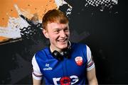 19 February 2024; Evan O'Connor poses for a portrait during a Treaty United squad portraits session at TUS in Limerick. Photo by Stephen McCarthy/Sportsfile