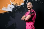 19 February 2024; Goalkeeper Corey Chambers poses for a portrait during a Treaty United squad portraits session at TUS in Limerick. Photo by Stephen McCarthy/Sportsfile