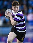 21 February 2024; Louis Moran of Terenure College during the Bank of Ireland Leinster Schools Senior Cup quarter-final match between Terenure College and St Michael's College at Energia Park in Dublin. Photo by Harry Murphy/Sportsfile