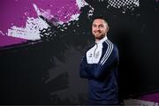 21 February 2024; Manager Eoin Wearen poses for a portrait during a Shelbourne FC squad portraits at Tolka Park in Dublin. Photo by Stephen McCarthy/Sportsfile
