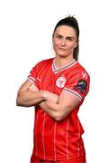 21 February 2024; Jemma Quinn poses for a portrait during a Shelbourne FC squad portraits at Tolka Park in Dublin. Photo by Sam Barnes/Sportsfile