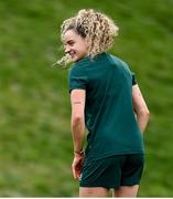 22 February 2024; Leanne Kiernan during a Republic of Ireland women training session at Viola Park in Florence, Italy. Photo by David Fitzgerald/Sportsfile