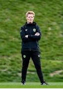22 February 2024; Head Coach Eileen Gleeson during a Republic of Ireland women training session at Viola Park in Florence, Italy. Photo by David Fitzgerald/Sportsfile