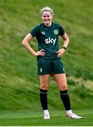 22 February 2024; Erin McLaughlin during a Republic of Ireland women training session at Viola Park in Florence, Italy. Photo by David Fitzgerald/Sportsfile