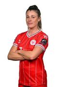 21 February 2024; Christie Gray poses for a portrait during a Shelbourne FC squad portraits at Tolka Park in Dublin. Photo by Sam Barnes/Sportsfile