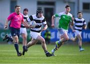 20 February 2024; Patrick McGrath of Belvedere College during the Bank of Ireland Leinster Schools Senior Cup quarter-final match between Gonzaga College and Belvedere College at Energia Park in Dublin. Photo by Tyler Miller/Sportsfile