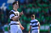 20 February 2024; Andre Ryan of Belvedere College during the Bank of Ireland Leinster Schools Senior Cup quarter-final match between Gonzaga College and Belvedere College at Energia Park in Dublin. Photo by Tyler Miller/Sportsfile