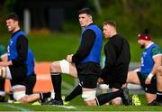 23 February 2024; Seb Davies during the Wales rugby captain's run at UCD Bowl in Dublin. Photo by Tyler Miller/Sportsfile
