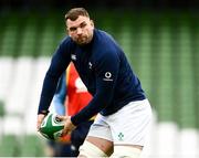 23 February 2024; Tadhg Beirne during an Ireland rugby captain's run at the Aviva Stadium in Dublin. Photo by Harry Murphy/Sportsfile