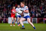 17 February 2024; Kieran Duffy of Monaghan during the Allianz Football League Division 1 match between Derry and Monaghan at Celtic Park in Derry. Photo by Ramsey Cardy/Sportsfile