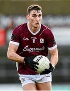 18 February 2024; Matthew Tierney of Galway during the Allianz Football League Division 1 match between Tyrone and Galway at O'Neills Healy Park in Omagh, Tyrone. Photo by Ramsey Cardy/Sportsfile