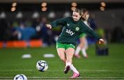 23 February 2024; Izzy Atkinson of Republic of Ireland before the international women's friendly match between Italy and Republic of Ireland at Viola Park in Florence, Italy. Photo by David Fitzgerald/Sportsfile