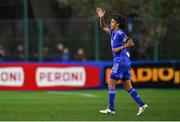 23 February 2024; Sara Gama of Italy leaves the pitch to be substituted during the international women's friendly match between Italy and Republic of Ireland at Viola Park in Florence, Italy. Photo by David Fitzgerald/Sportsfile