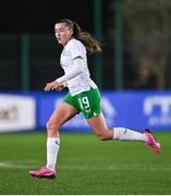 23 February 2024; Abbie Larkin of Republic of Ireland during the international women's friendly match between Italy and Republic of Ireland at Viola Park in Florence, Italy. Photo by David Fitzgerald/Sportsfile