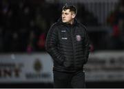 23 February 2024; Bohemians manager Declan Devine before the SSE Airtricity Men's Premier Division match between St Patrick's Athletic and Bohemians at Richmond Park in Dublin. Photo by Harry Murphy/Sportsfile