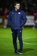 23 February 2024; St Patrick's Athletic manager Jon Daly before the SSE Airtricity Men's Premier Division match between St Patrick's Athletic and Bohemians at Richmond Park in Dublin. Photo by Harry Murphy/Sportsfile