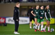 23 February 2024; Republic of Ireland head coach Eileen Gleeson before the international women's friendly match between Italy and Republic of Ireland at Viola Park in Florence, Italy. Photo by David Fitzgerald/Sportsfile