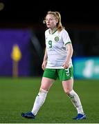 23 February 2024; Amber Barrett of Republic of Ireland during the international women's friendly match between Italy and Republic of Ireland at Viola Park in Florence, Italy. Photo by David Fitzgerald/Sportsfile