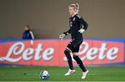 23 February 2024; Italy goalkeeper Katja Schroffenegger during the international women's friendly match between Italy and Republic of Ireland at Viola Park in Florence, Italy. Photo by David Fitzgerald/Sportsfile