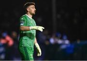23 February 2024; Waterford goalkeeper Sam Sargeant during the SSE Airtricity Men's Premier Division match between Drogheda United and Waterford at Weavers Park in Drogheda, Louth. Photo by Tyler Miller/Sportsfile