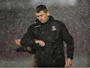 23 February 2024; Cobh Ramblers manager Gary Hunt during the SSE Airtricity Men's First Division match between Cobh Ramblers and Athlone Town at Turner's Cross in Cork. Photo by Michael P Ryan/Sportsfile