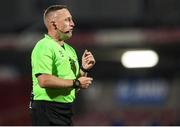 23 February 2024; Referee Alan Patchell during the SSE Airtricity Men's First Division match between Cobh Ramblers and Athlone Town at Turner's Cross in Cork. Photo by Michael P Ryan/Sportsfile