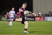 23 February 2024; Edward McCarthy of Galway United during the SSE Airtricity Men's Premier Division match between Dundalk and Galway United at Oriel Park in Dundalk, Louth. Photo by Ben McShane/Sportsfile